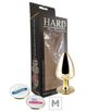 Plug de Metal M Personalittè Com Duas Pedras - (HA186) - Dourado