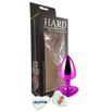 Plug Metálico Personalité Coração Com Duas Pedras - (HA189) - Lilás