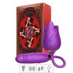 Estimulador Recarregável Formato de Rosa Man Ting VP (VB124) - Roxo