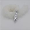 Plug de Plástico G Less Cromado Com Cauda (HA170C) - Branco