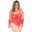 *Body Lacinho Plus Size (PS2012) - Vermelho
