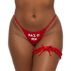 Calcinha Pegação Vermelha Íntima Delas (ID1060V) - Faz o Pix 