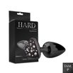 Plug de Metal Com Pedra de Coração Cravejada (HA136) - Onix