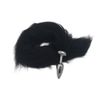 Plug Less Cromado Com Cauda P (HA168C) - Preto