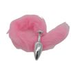 Plug Less Cromado Com Cauda G (HA170C) - Rosa