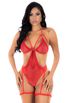 Body Lacradora Sexy (PS8458) - Vermelho