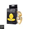 Plug Metálico P Anatômico (HA138). - Dourado