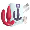 *Plug Silicone Com Vibro e Controle Medea-Rct SI (7514) - Vermelho