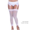 *Meia Fina 7/8 Com Renda (GS102) - Branco