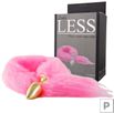 Plug de Plástico P Less Dourado Com Cauda -(HA168D) - Rosa