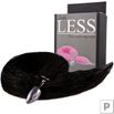 Plug de Plástico P Less Preto Com Cauda (HA168P) - Preto