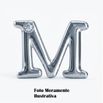 Letras Para Personalização Cromada (HA180C) - M
