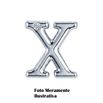 Letras Para Personalização Cromada (HA180C) - X