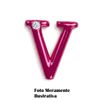 *Letras Para Personalização Rosa (HA180R) - V