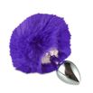 Plug Metálico P Com PomPom VP (PL012P) - Roxo
