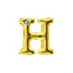 Letras Para Personalização de Plug Dourada (HA180D) - H
