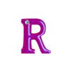 Letras Para Personalização de Plug Rosa (HA180R) - R