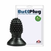 Mini Plug Formato de Framboesa 6x12cm (PLUG13) - Preto