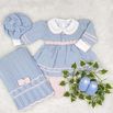Saída De Maternidade Giovana Azul Bebê