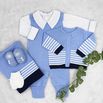 Saída De Maternidade Francisco Azul Bebê