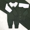 Kit Saída De Maternidade Pedro Verde Militar 7 Peças