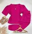 Conjunto Jogger Manga Princesa Pink 