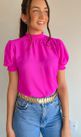 Blusa Gola Lastex Pink