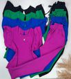 Conjunto Crepe Duna Manga Babadinho Verde Bandeira 