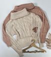 Maxi Tricot Gola Alta Rosé