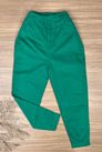 Calça Sarja Cenoura Verde Bandeira