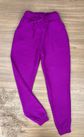 Calça Jogger Crepe Duna Fucsia