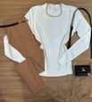 Blusa Tricô Sueter Branco