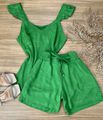 Conjunto Alça Babadinho Verde