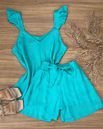 Conjunto Alça Babadinho Azul
