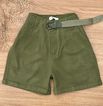 Short Sarja Cenoura Verde Militar