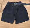 Short Sarja Cenoura Preto