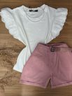 Blusa com Manga Laise Branca