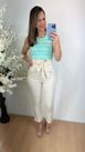 Calça Alfaiataria Clochard Bege