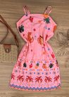 Vestido Curto Estampa Farm Rosa