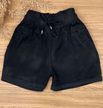 Short Sarja Cenoura Sininho Preto