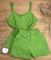 Conjunto Alça Trançada Verde