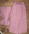 Conjunto Saia Midi Rosé