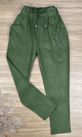 Calça Cenoura Sininho Verde Militar