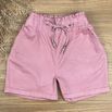 Short Sarja Cenoura Sininho Rose