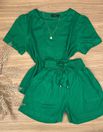 Conjunto Princess Verde Bandeira 