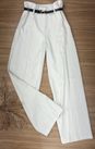 Calça Wide Leg Alfaiataria Bege Claro