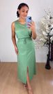 Conjunto Saia Midi Verde 