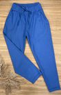 Calça Jogger Linho Azul