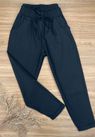 Calça Jogger Linho Preta