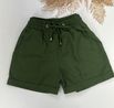 Short Boxer Linho Verde Militar 